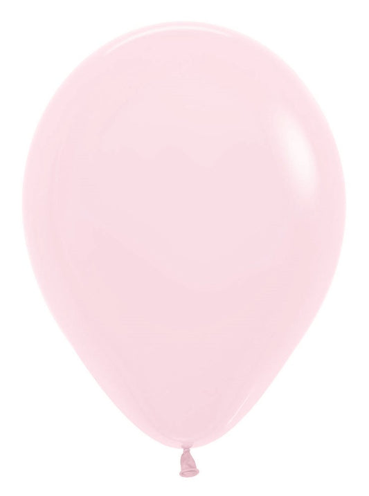 5 inch Sempertex Pastel Matte Pink Latex Balloons 100ct
