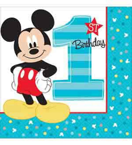 Servilleta Mickey Fun To Be One (L) 16ct