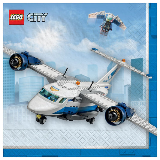 Servilletas de almuerzo Lego City 16ct