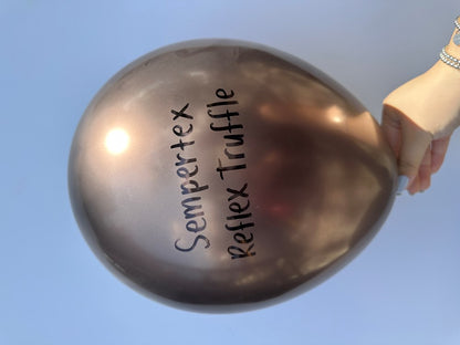 5 inch Sempertex Reflex Truffle Latex Balloons 100ct
