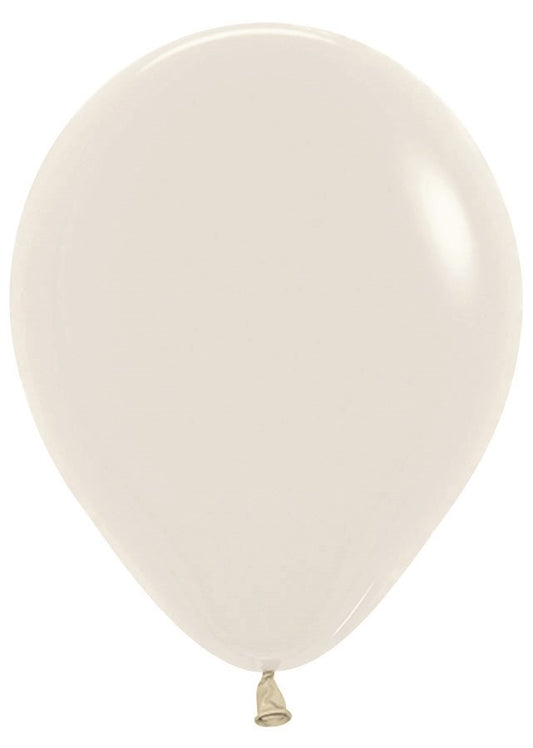 5 inch Sempertex Pastel Dusk Cream Latex Balloons 100ct