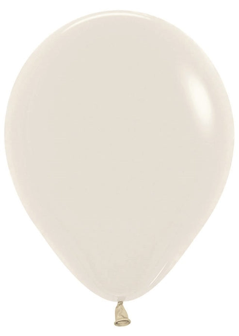 5 Inch Sempertex Pastel Dusk Cream Latex Balloons 100ct Toy World Inc