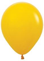 5 inch Sempertex Deluxe Honey Yellow Latex Balloons 100ct