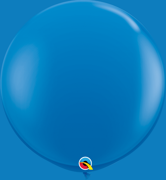 36 inch Qualatex Dark Blue Latex Balloons 2ct