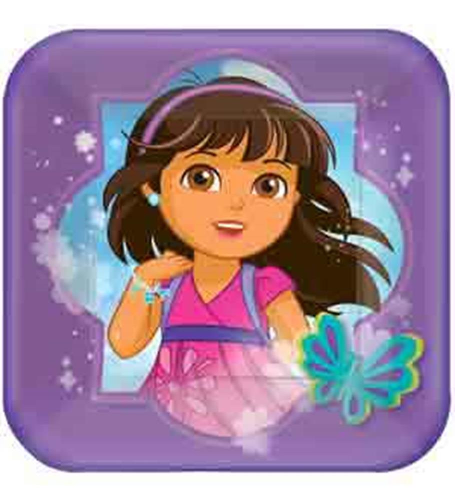 Dora And Friends Teen Plate (S) 8ct