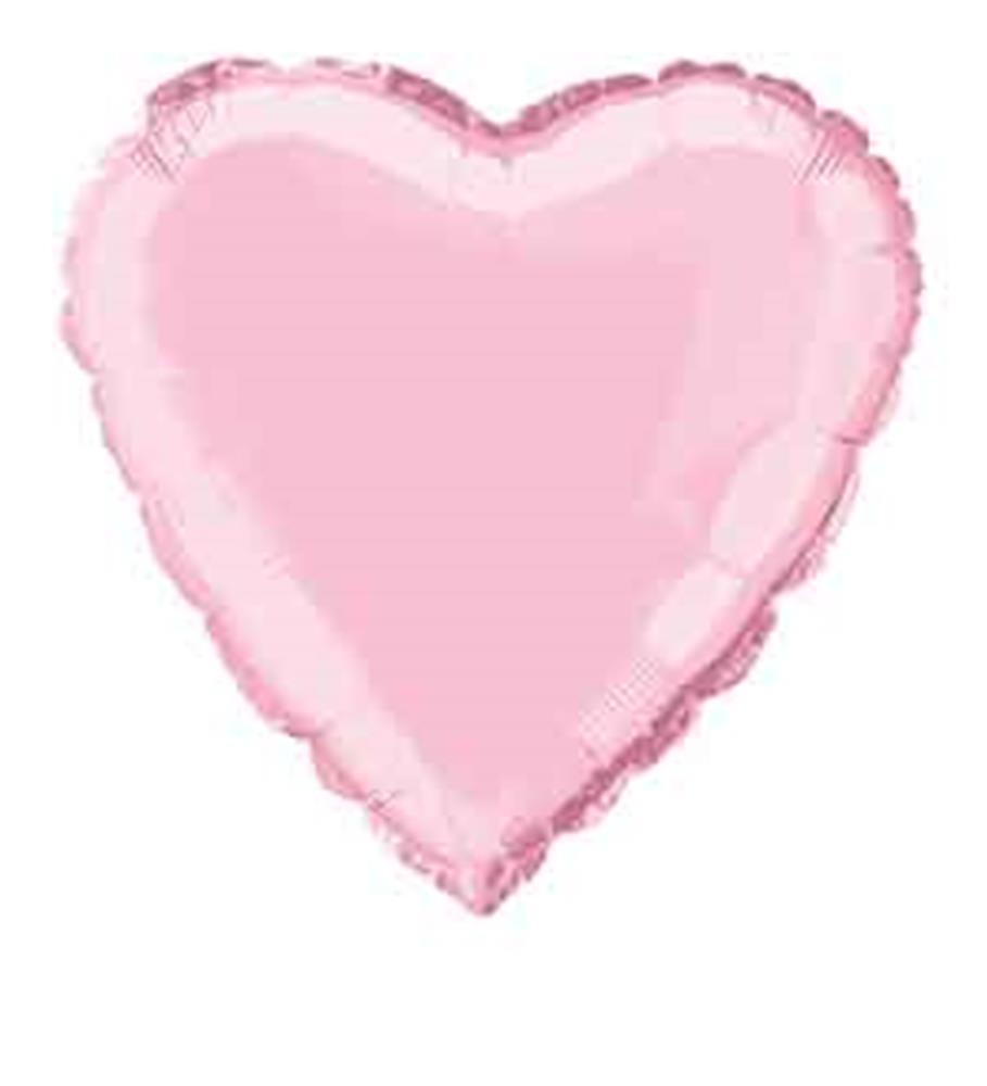 Foil Balloon 18in - Heart Pastel Pink