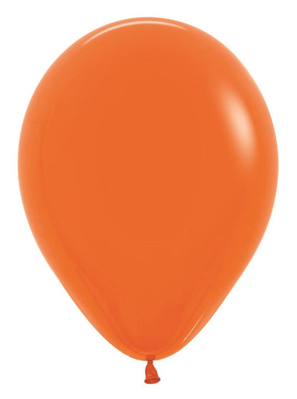 Globos de látex naranja Sempertex Fashion de 11 pulgadas, 100 unidades