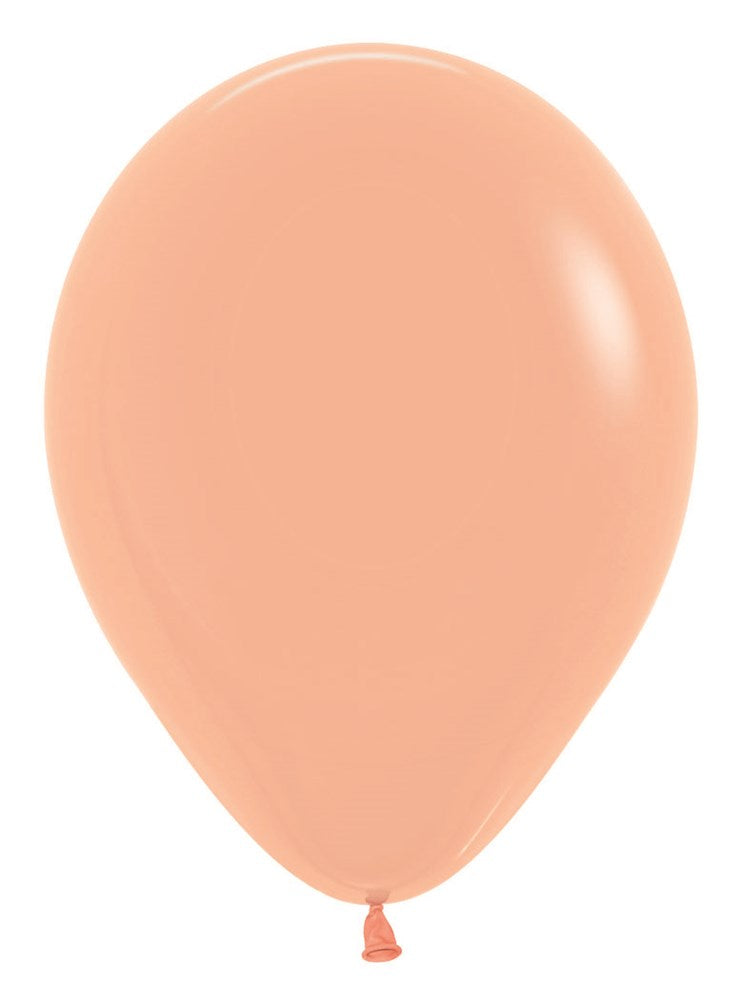 Globos de látex Sempertex Deluxe Peach-Blush de 11 pulgadas, 100 unidades