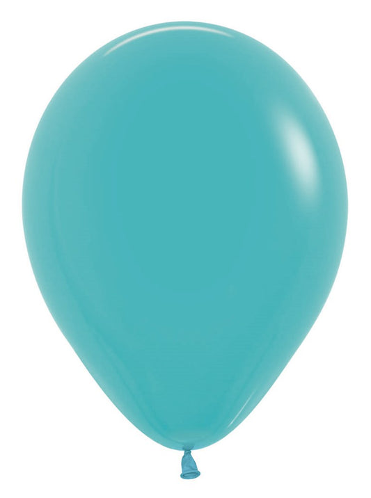 Globos de látex azul turquesa de lujo Sempertex de 11 pulgadas, 100 unidades