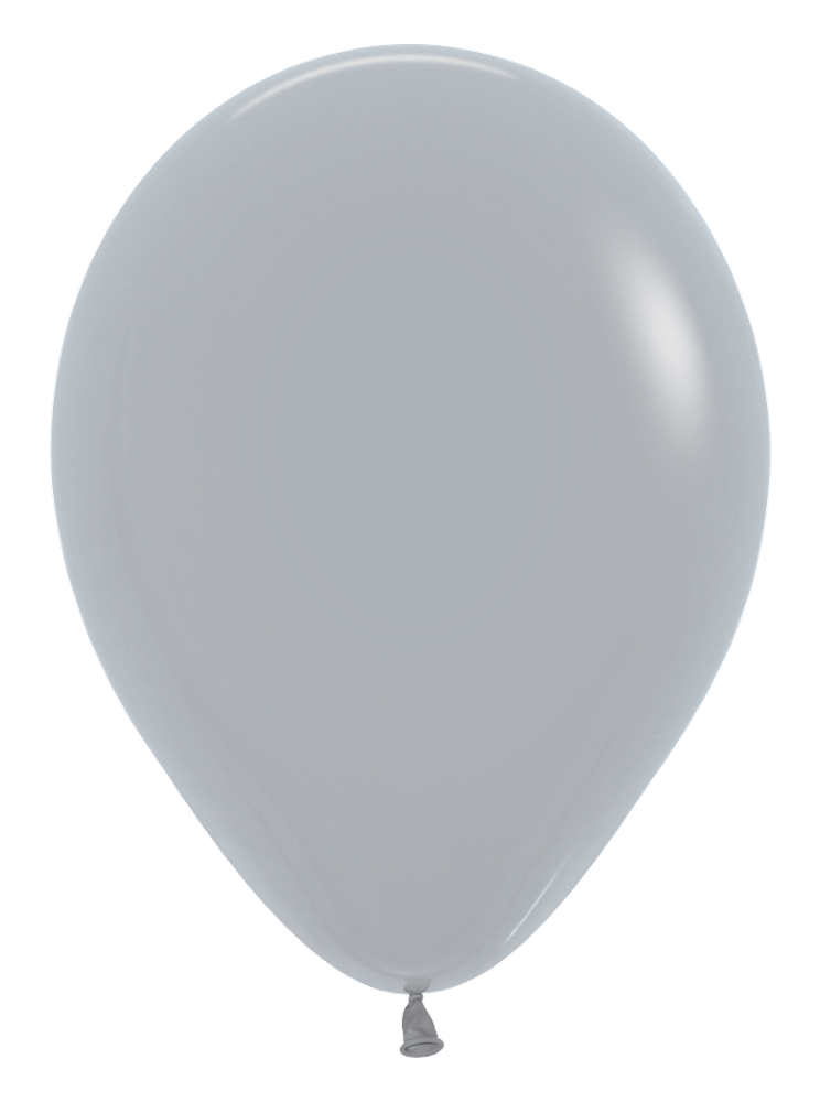 11 inch Sempertex Deluxe Gray Latex Balloon 100ct