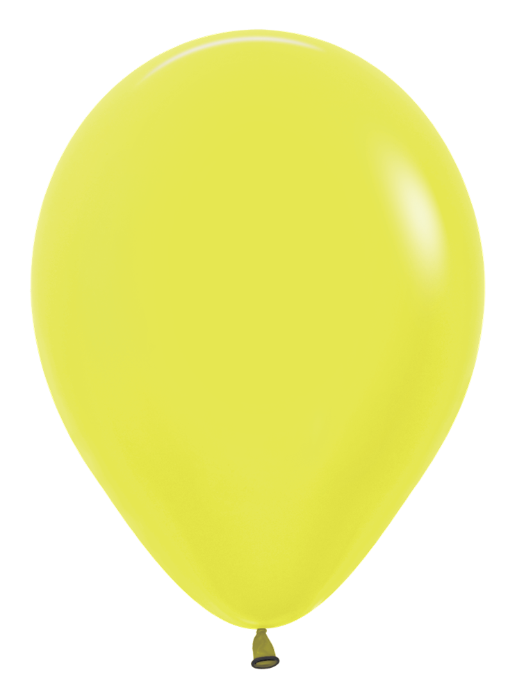 11 inch Sempertex Neon Yellow Latex Balloon 100ct