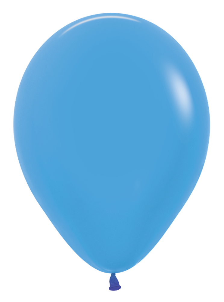 11 inch Sempertex Neon Blue Latex Balloon 100ct