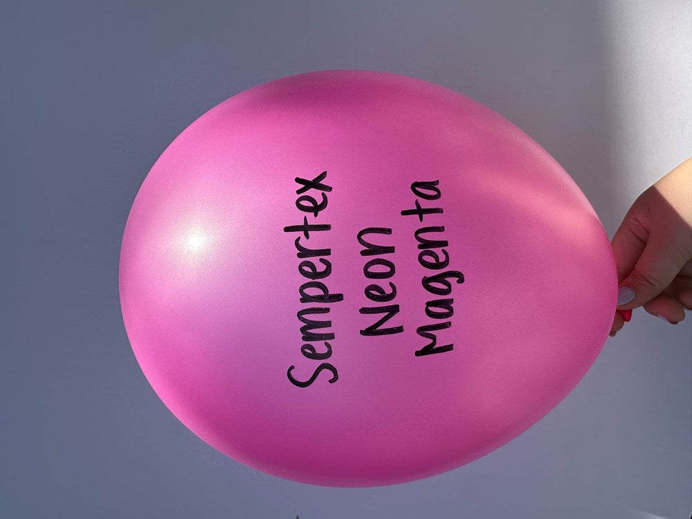 11 inch Sempertex Neon Magenta Latex Balloons 100ct