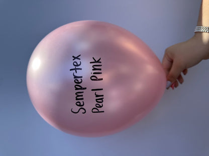 11 inch Sempertex Pearl Pink Latex Balloons 100ct