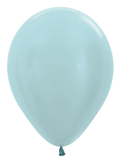 11 inch Sempertex Pearl Blue Latex Balloons 100ct