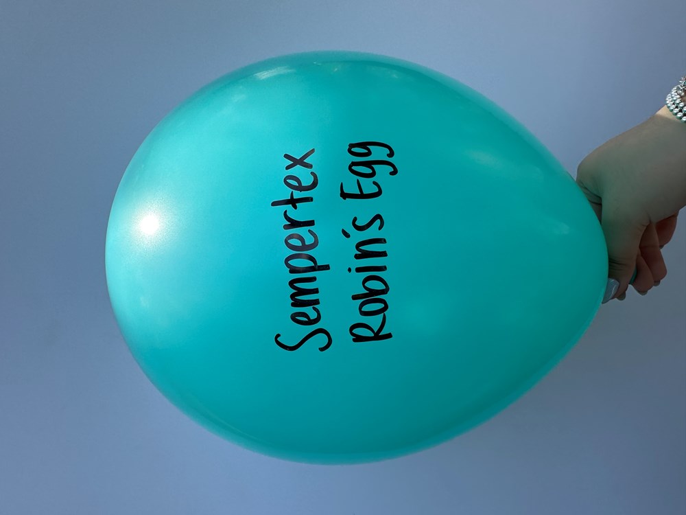 11 inch Sempertex Fashion Robin's Egg Blue Latex Balloons 100ct