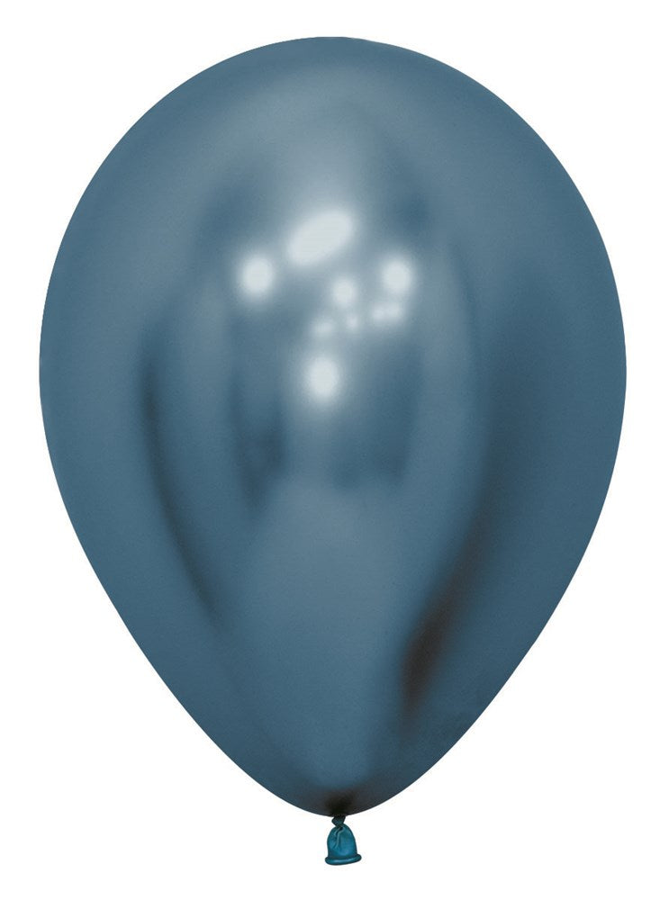 11 inch Sempertex Reflex Blue Latex Balloons 50ct