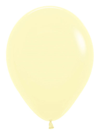 Globos de látex amarillo pastel Sempertex de 11 pulgadas, 100 unidades