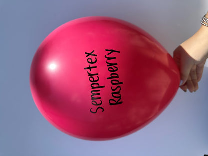 11 inch Sempertex Deluxe Raspberry Latex Balloons 100ct
