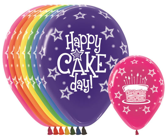 11 inch Sempertex Cake Day  Latex Balloons 50ct