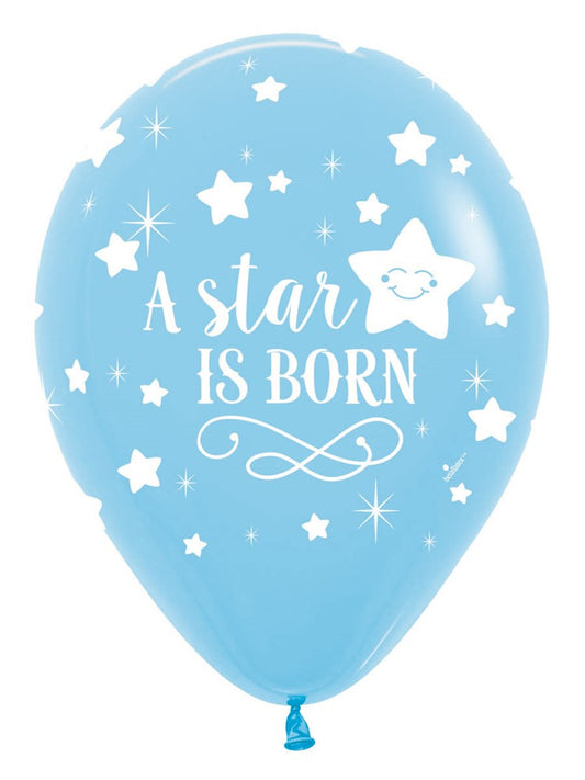 11 inch Sempertex A Star Is Born Boy  Latex Balloons 50ct