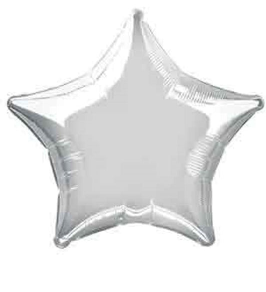 Globo Foil 20in - Estrella Plata