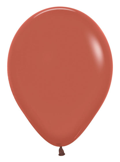 11 inch Sempertex Deluxe Terracotta Latex Balloons 100ct