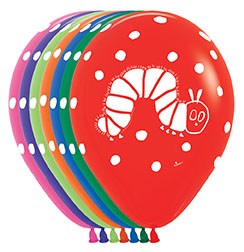 Globos de látex Sempertex The Very Hungry Caterpillar™ de 11 pulgadas con licencia de 50 unidades