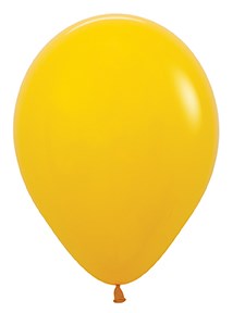 11 inch Sempertex Deluxe Honey Yellow Latex Balloons 100ct