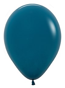 11 inch Sempertex Deluxe Deep Teal Latex Balloons 100ct