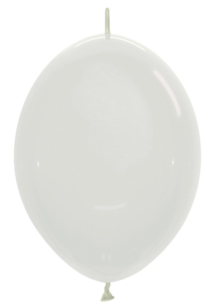 12 inch Sempertex Crystal Clear LINK-O-LOON 50ct