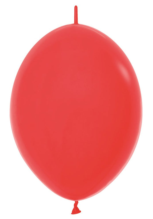 12 inch Sempertex Fashion Red LINK-O-LOON 50ct