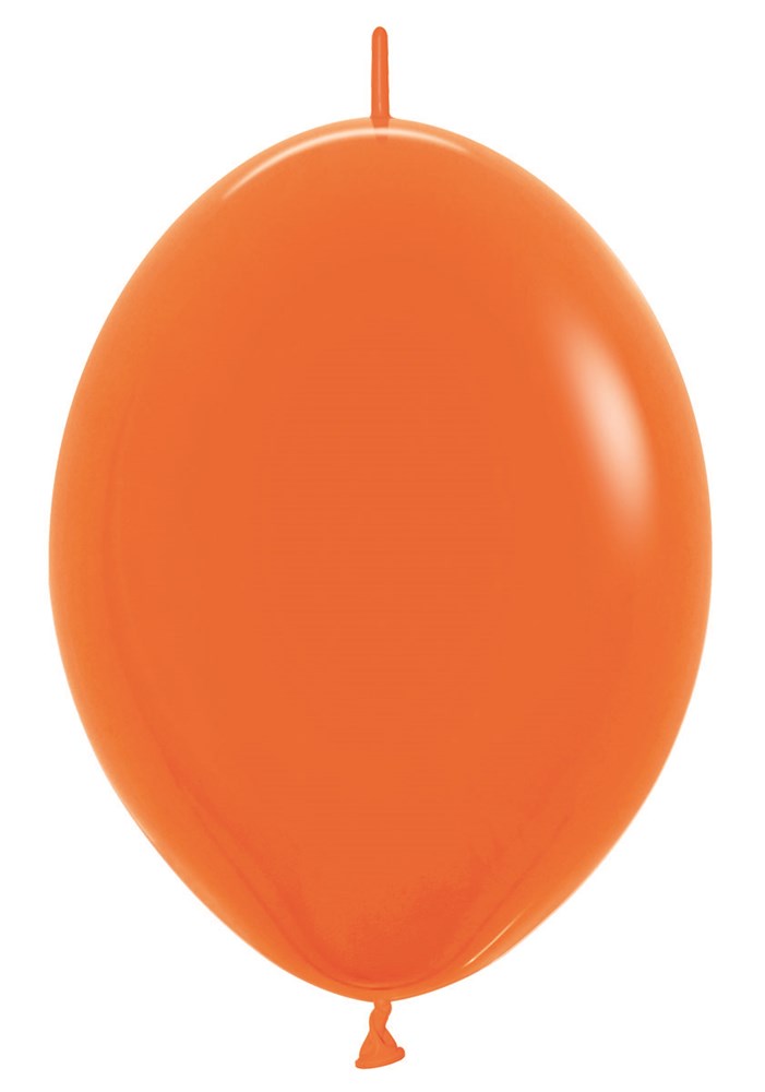 12 inch Sempertex Fashion Orange LINK-O-LOON 50ct