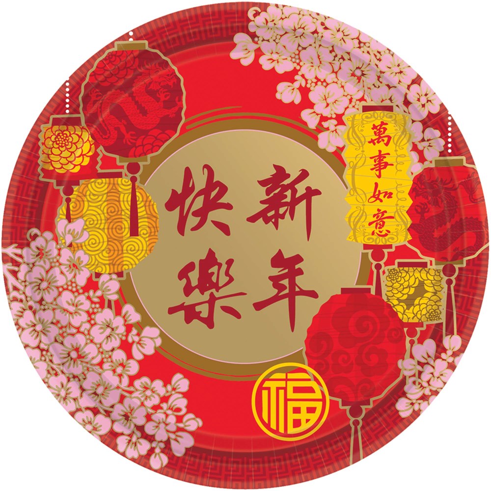 Plate 7in Chinese New Year