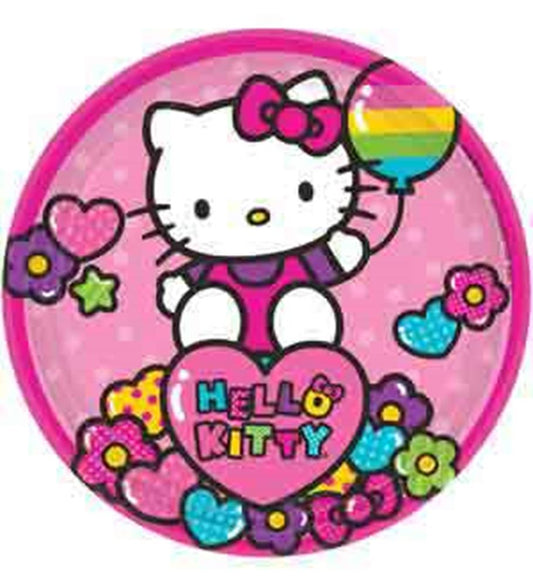 Hello Kitty Rainbow Plate (S) 8ct