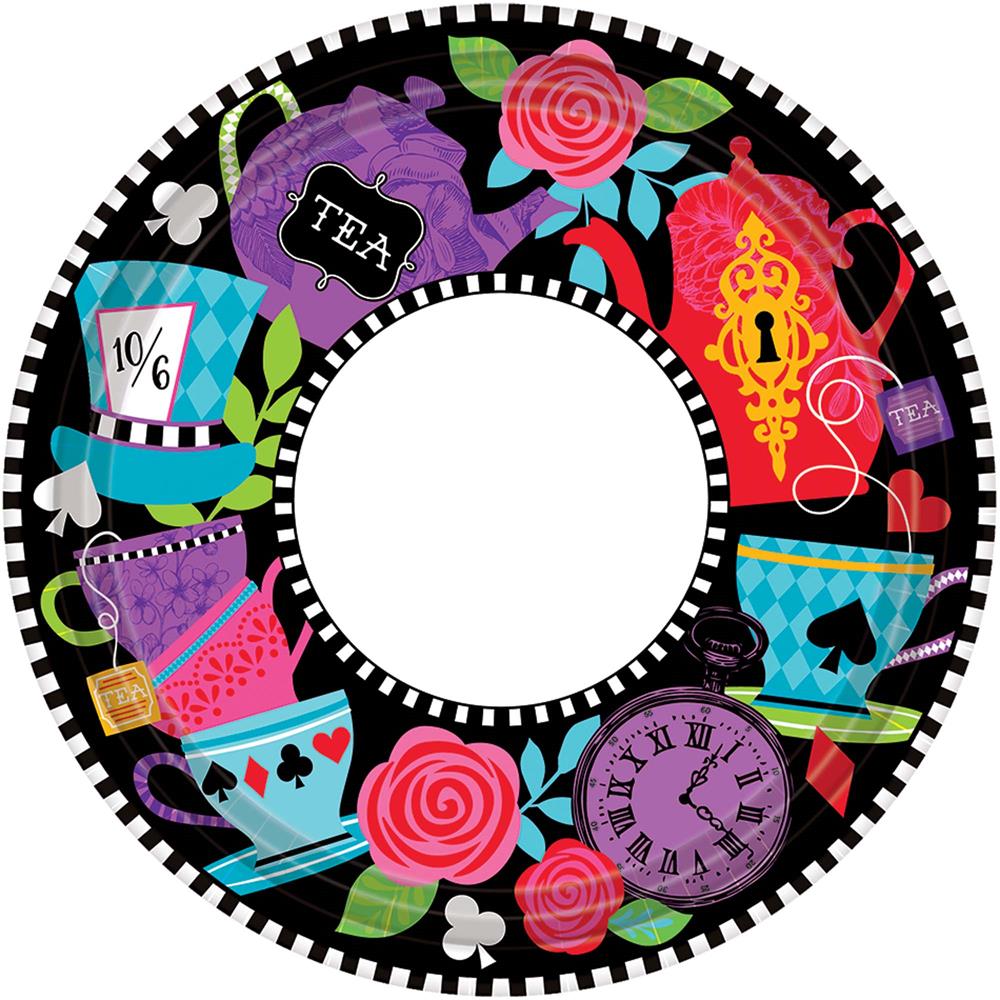Mad Tea Party Plate (S) 8ct