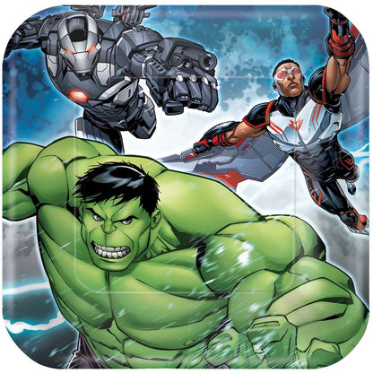 Avengers Epic Plate (S) 8ct