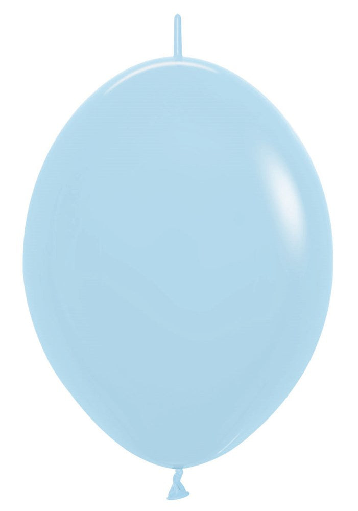 12 pulgadas Sempertex Pastel Azul Mate LINK-O-LOON® 50ct
