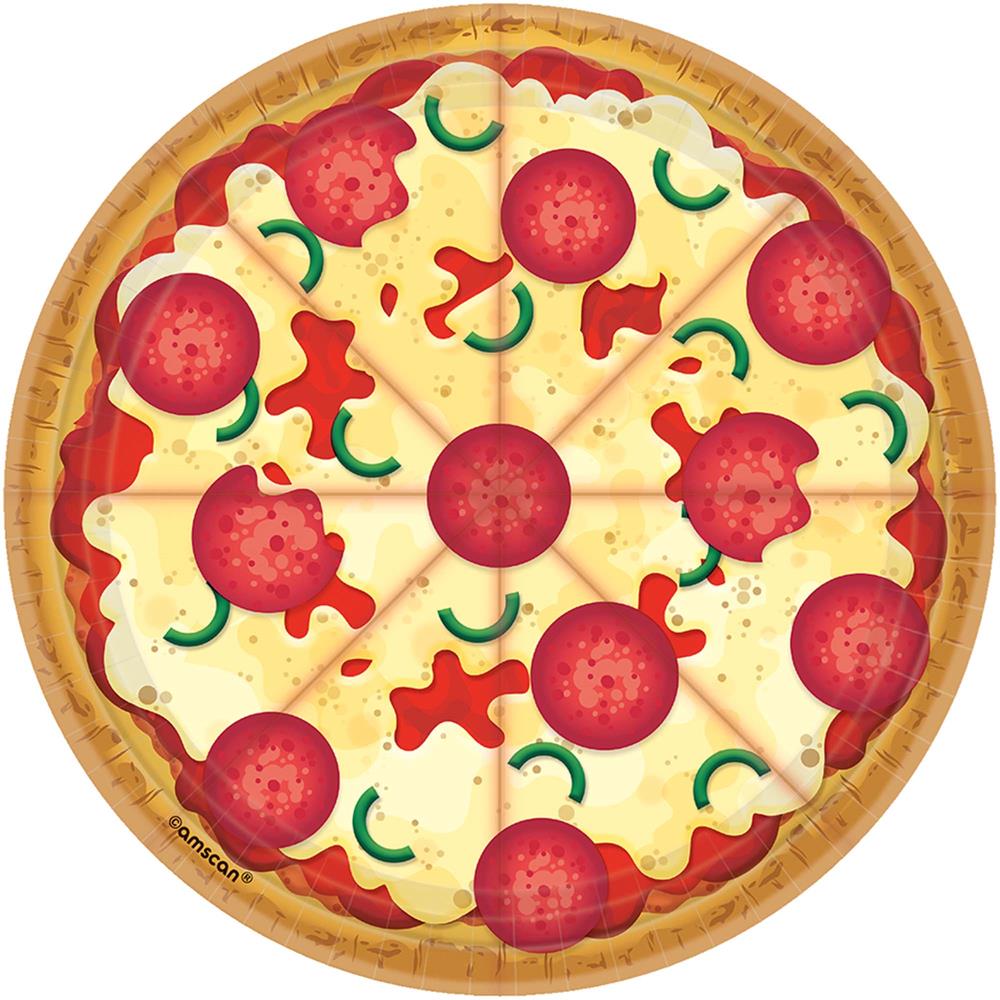 Pizza Party Plate (S) 8ct