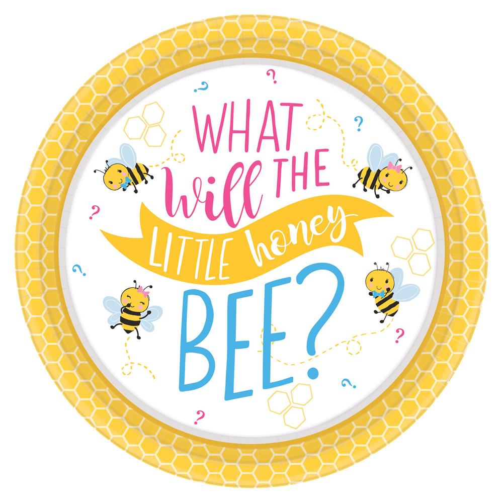 What Will It Bee Plate (S) 8ct