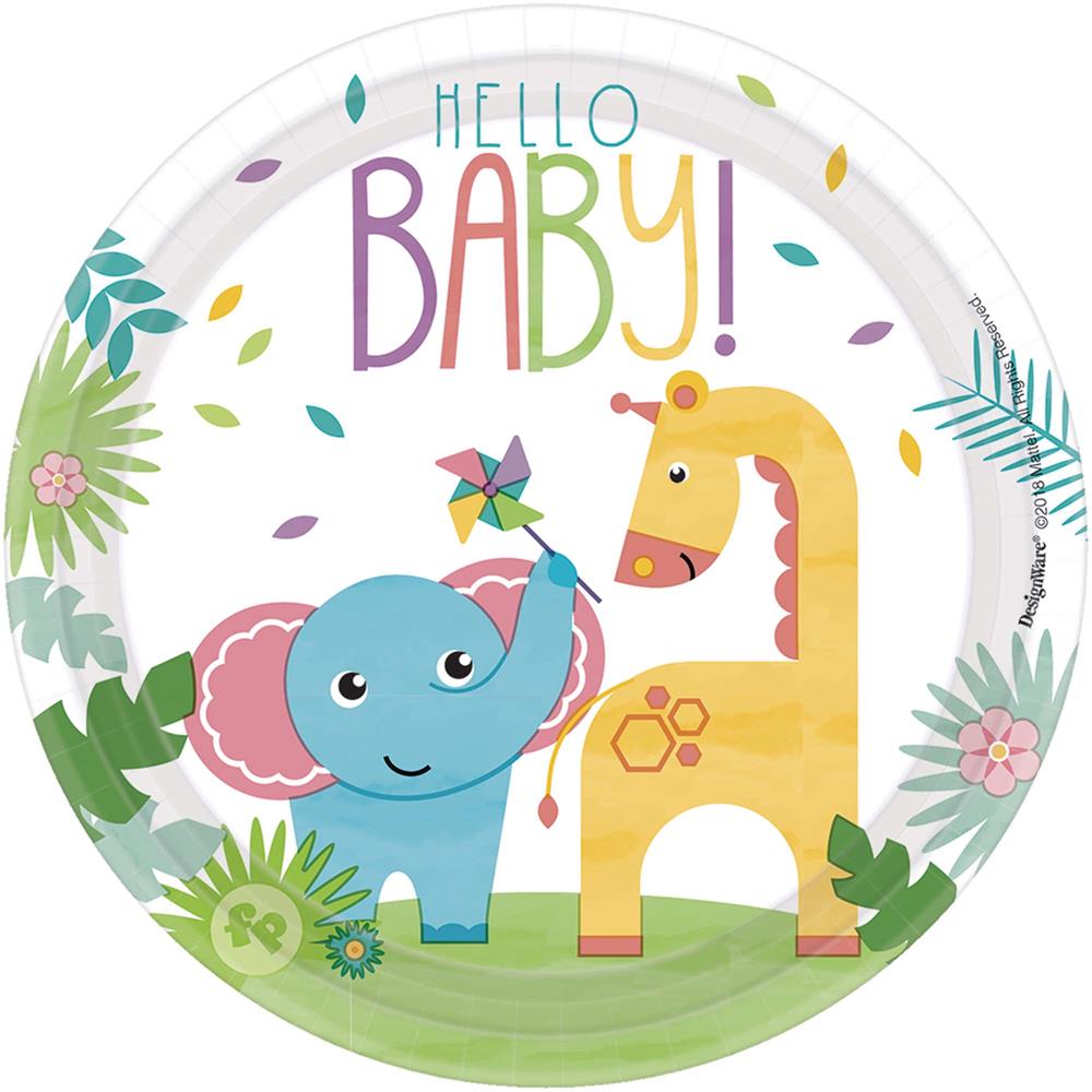 Fisher Price Hello Baby Plate (S) 8ct