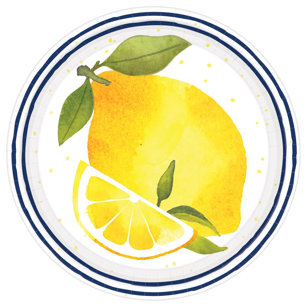 Lemons Plate (S) 8ct