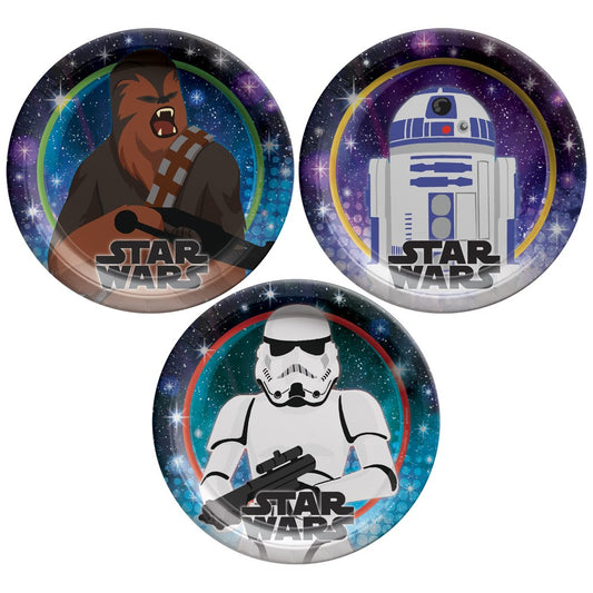 Star Wars Galaxy of Adventures 7in Round Plate - Assorted