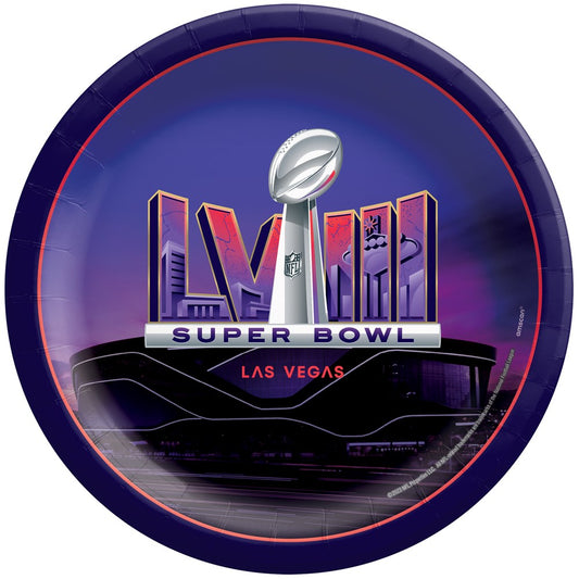 Plate 6.75in Super Bowl LVIII