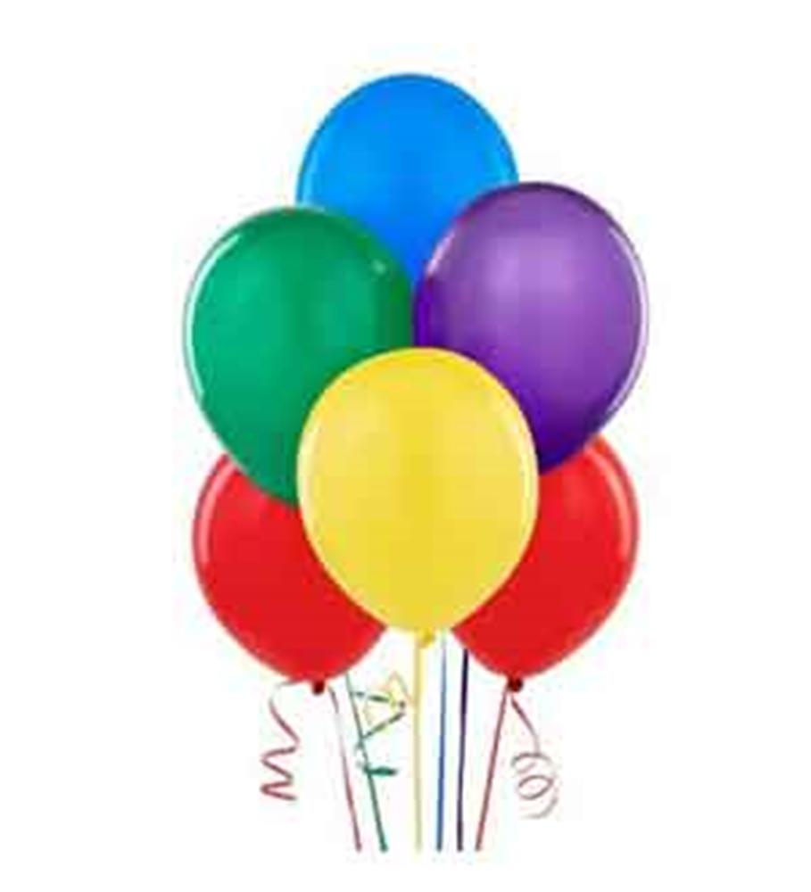 Balloon 12in - Asorted 10ct