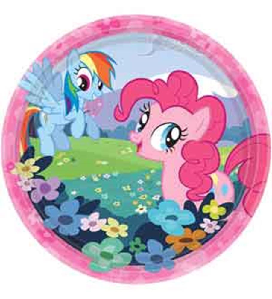 My Little Pony Friendship Plate (S) 8ct
