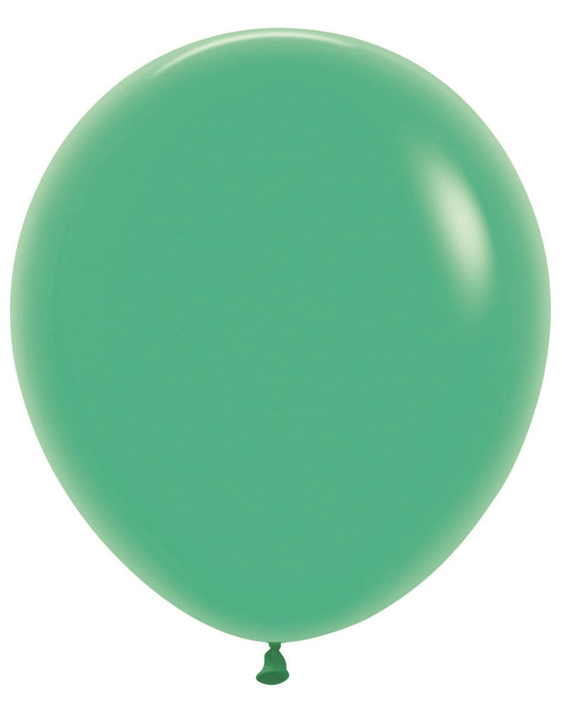 Globos de látex verde Sempertex Fashion de 18 pulgadas, 25 unidades