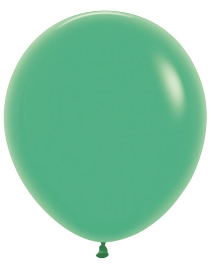 18 inch Sempertex Fashion Green Latex Balloons 25ct