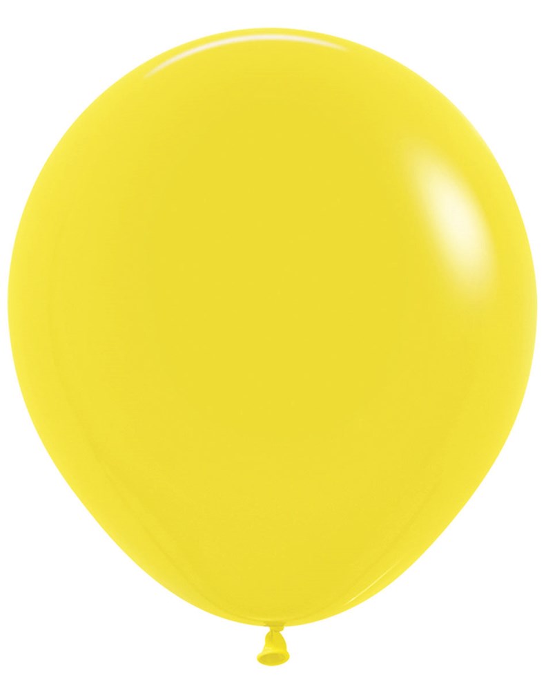 Globos de látex amarillos Sempertex Fashion de 18 pulgadas, 25 unidades