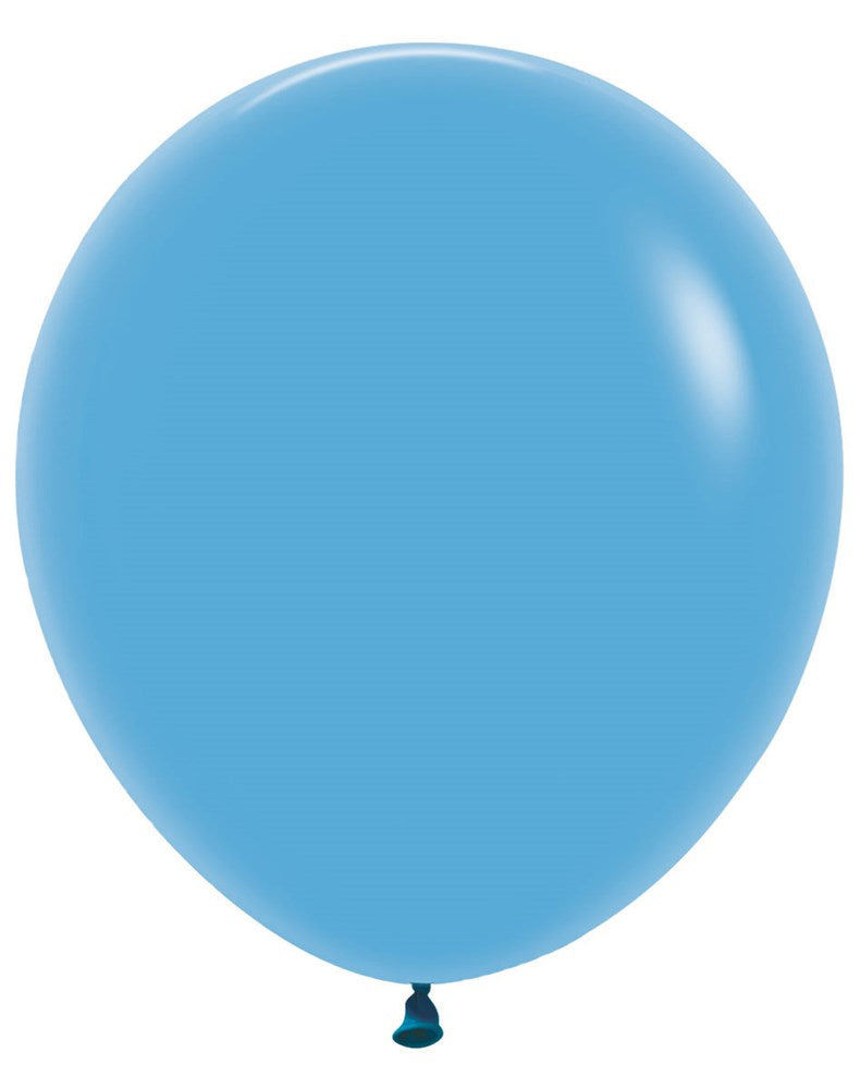 18 inch Sempertex Fashion Blue Latex Balloons 25ct